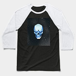 cyber skull on space backdrop Baseball T-Shirt